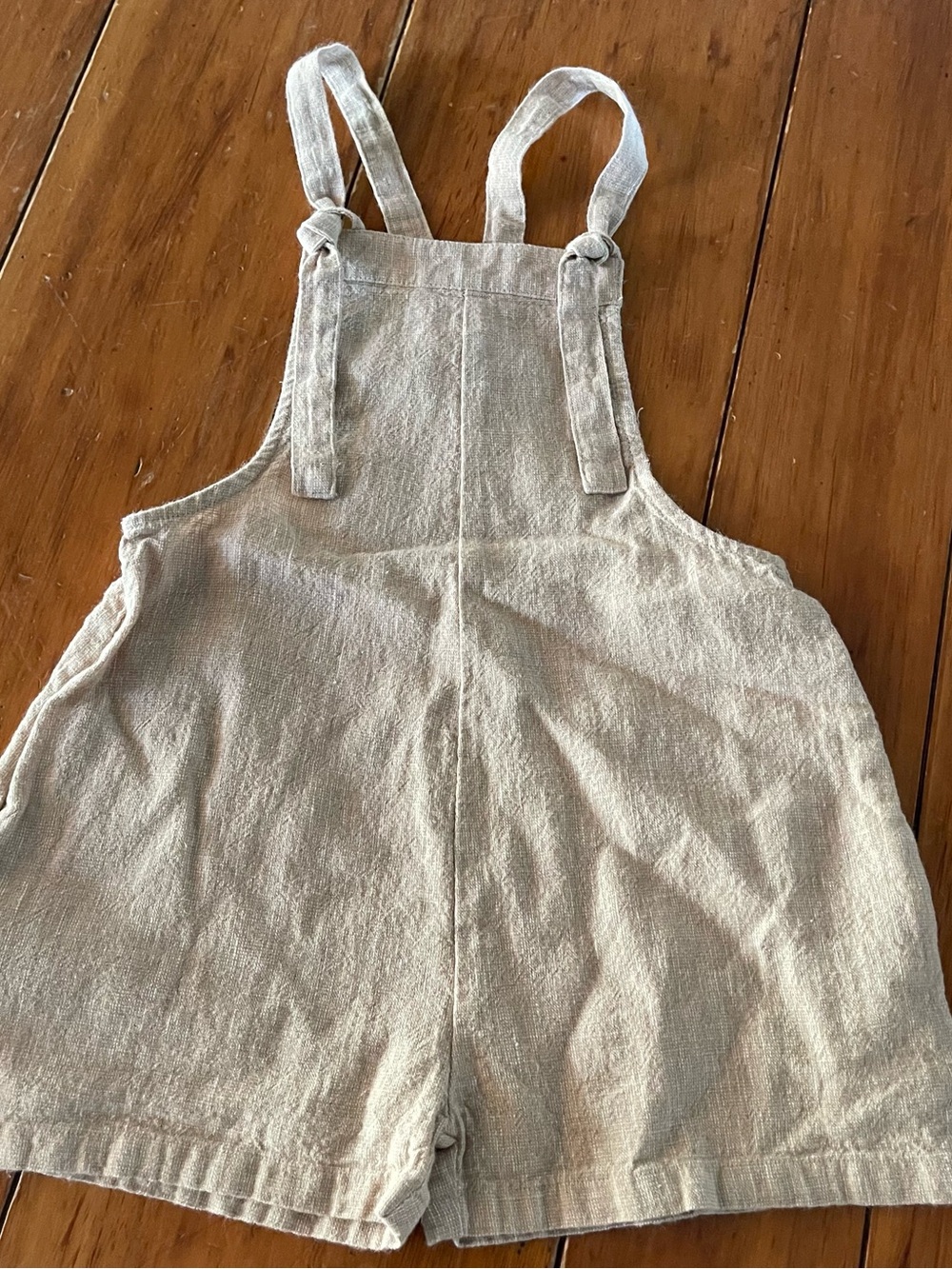 Rylee + Cru Soft Cream Short Overalls